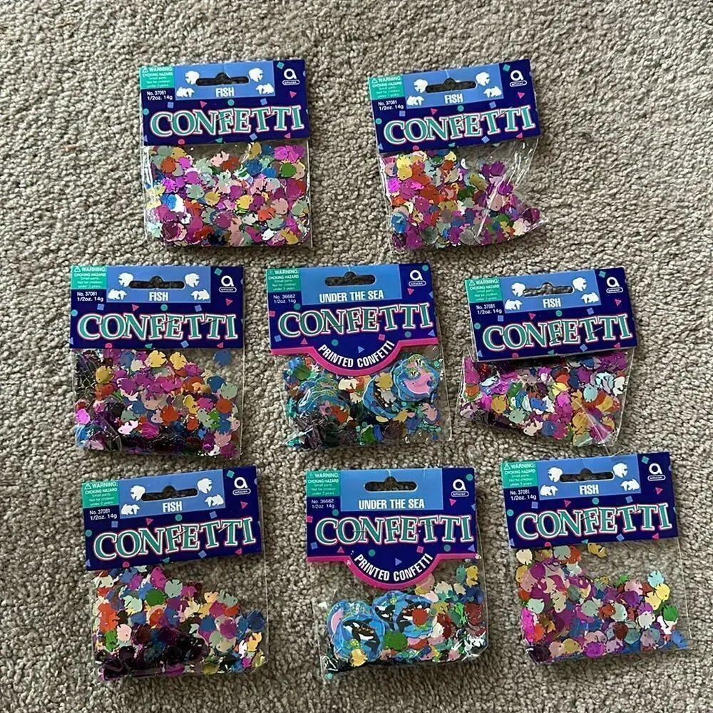 Amscan “Fish” and “Under the Sea” Confetti!